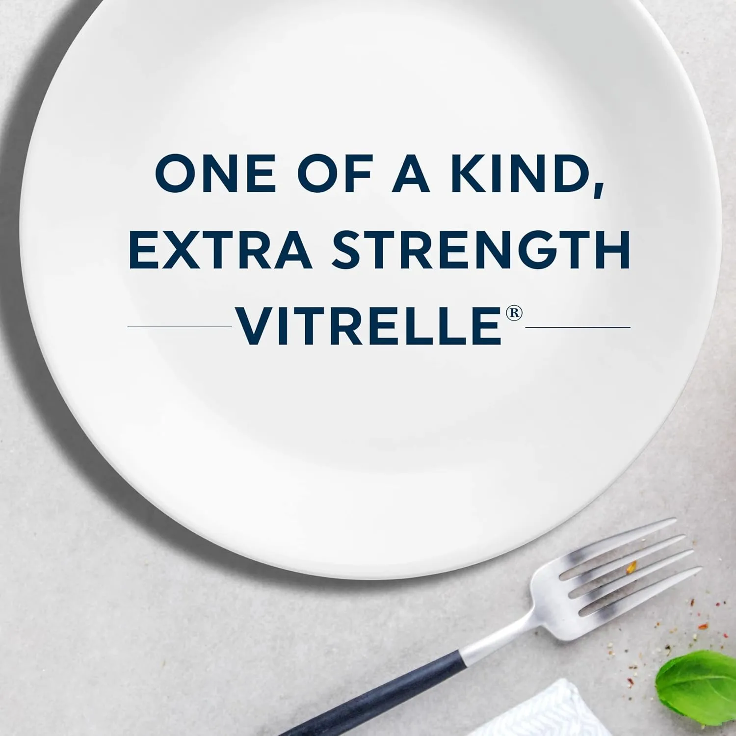 Corelle Vitrelle 18-Piece Service for 6 Dinnerware Set, Triple Layer Glass and Chip Resistant, Lightweight Round Plates and Bowls Set, Ocean Blue