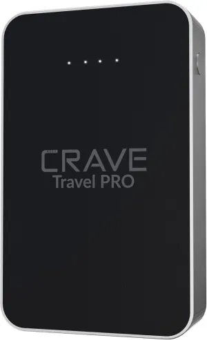 Crave Travel PRO Power Bank with 13400 mAh [Quick Charge QC 3.0 USB   Type C with PD] Portable Battery Charger