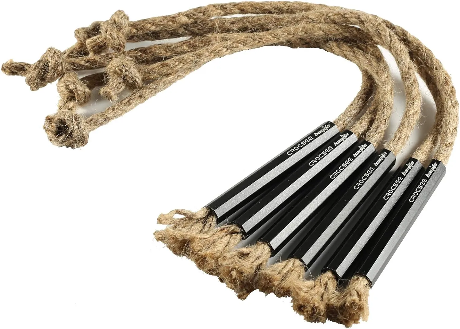 CrocSee Survival Wick Hemp Cord Tinder Waterproof and Aluminum Bellows Tube Sleeve Kits for Fire Starting