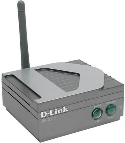 D-Link DP-G310 Wireless Print Server, USB 2.0 802.11g, 54Mbps