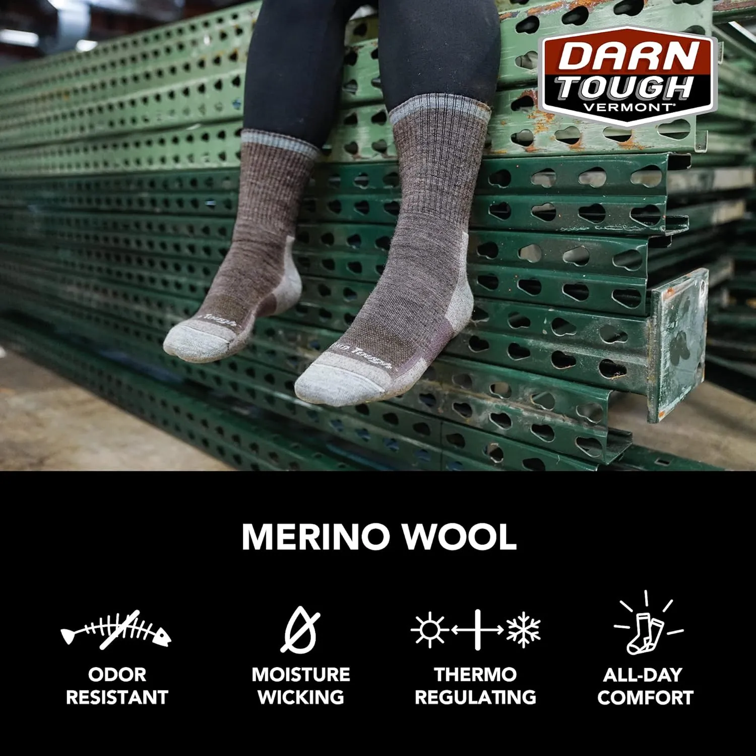Darn Tough (2202) Women's Work Emma Claire Mid-Calf Lightweight with Cushion Sock