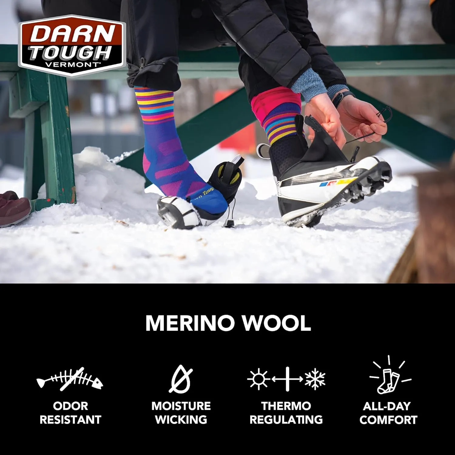 Darn Tough Vermont Oslo Nordic Boot Lightweight with Cushion - Style 8033
