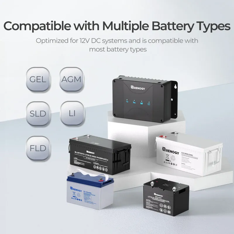 DCC50S 12V 50A Dual Input DC to DC Battery Charger with MPPT