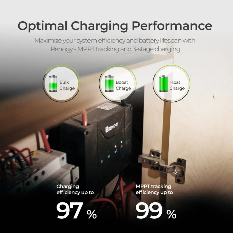 DCC50S 12V 50A Dual Input DC to DC Battery Charger with MPPT