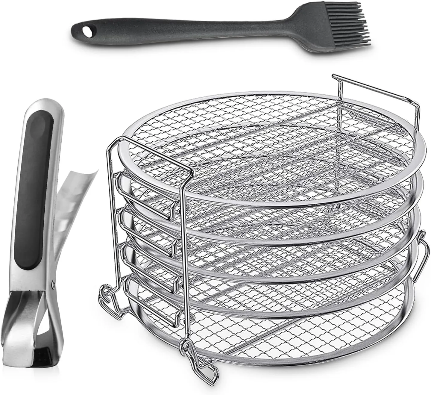 Dehydrator Rack Grill Accesories Compatible for Ninja Foodi Pressure Cooker and Air Fryer, Ninja Air Fryer Accessories, Pressure Cooker Accessories - Send Goods from Local Warehouse