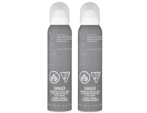 DESIGNLINE Refresh and Texture Spray, 2 Pack, 4.5 oz - Regis lightweight, invisible formula that creates fullness and airy texture with a flexible medium hold (2 Pack) (4.5 oz)