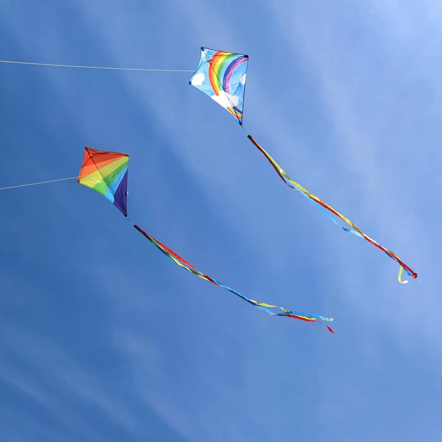 Diamond Kites for Kids Adults Easy to Fly, Beginner Kite for Toddlers Ages 3-5, Kids Kite Pack for Boys and Girls,Beach Kites for Outdoor Activities & Family Trip