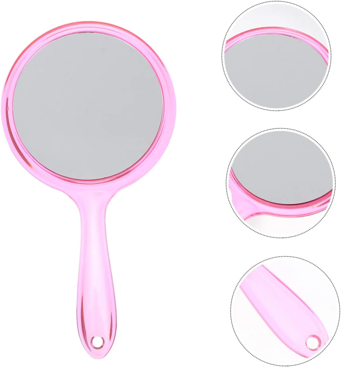 DOITOOL Handheld Mirror Set Double-Sided Makeup Mirror 1x 3X Magnification Compact Stylish for Daily Use