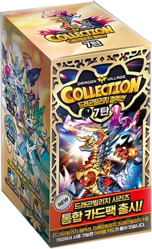 Dragon Village Collection Card Pack Vol.7 Box, Includes 30 Mobile Game Item Codes