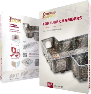 Dungeons & Lasers Expansion Set: Torture Chamber – Unpainted and Unassembled Fully Customizable Scaled Tabletop Terrain by Archon Studios – Teens and Adults Ages 14 