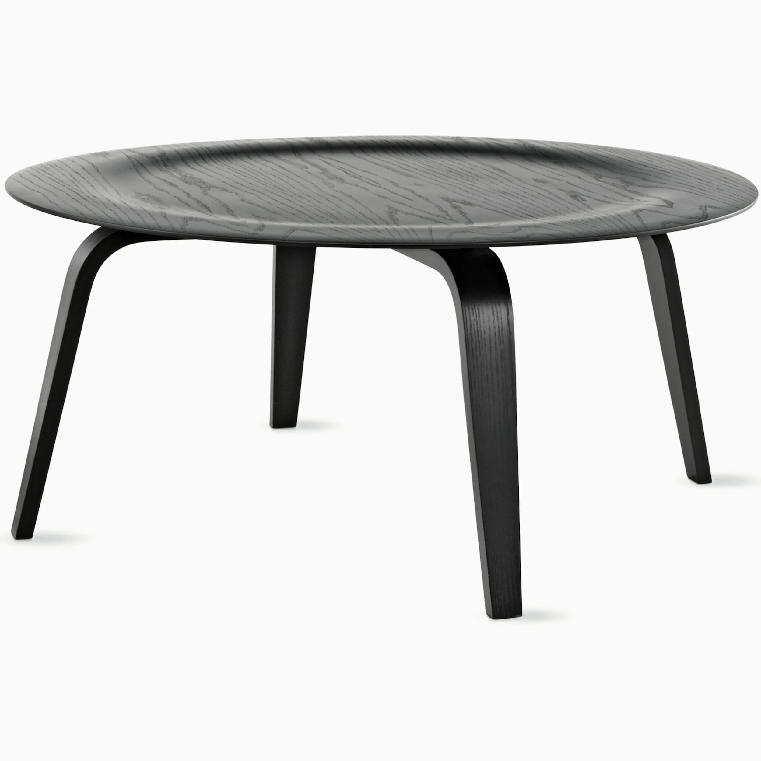 Eames Molded Plywood Coffee Table with Wood Base