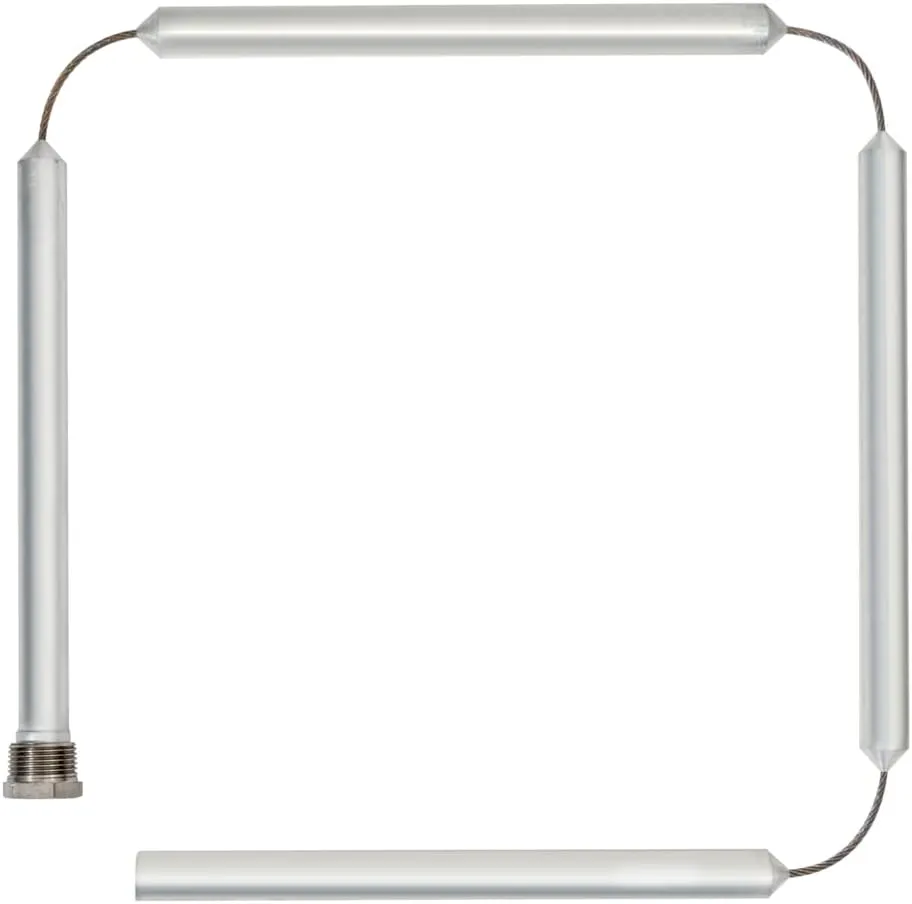 Eastman 45 Inch Flexible Magnesium Anode Rod, 1-1/6 Inch Hex Head, Chrome, 60296