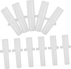 Easy Install Tent Pole Connectors 20pcs Plastic Tent Rod Fittings Pole Connector for Connecting Adapter