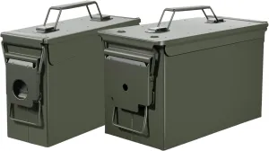 EASYBERG Metal Ammo Can Green