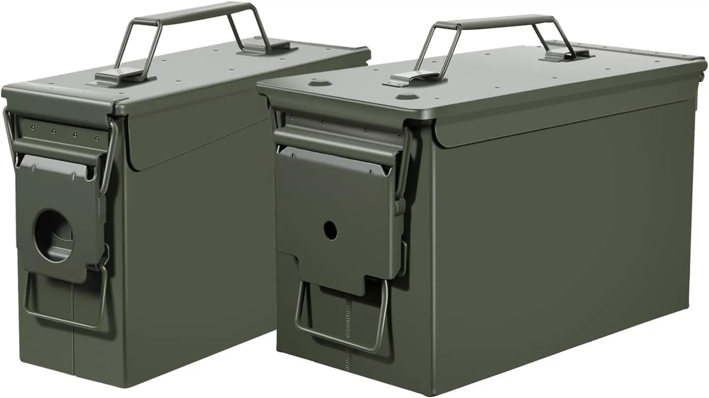 EASYBERG Metal Ammo Can Green