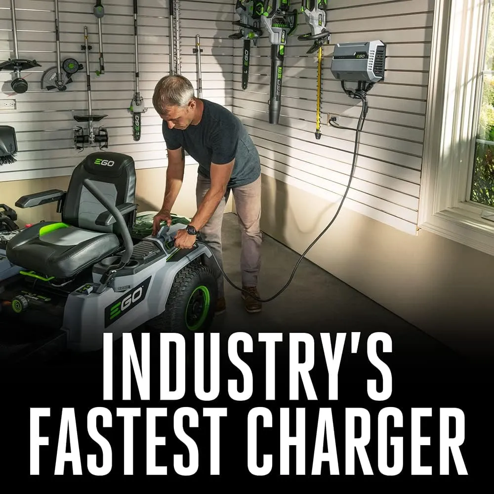 EGO Power  CHV1600 Z6 Zero Turn Riding Mower Charger, Gray
