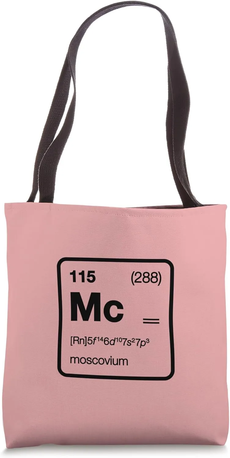 Element 115 / Moscovium Periodic Table Design Tote Bag