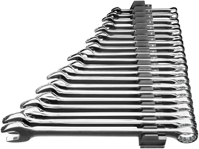 Ernst Manufacturing Wrench Pro - Modular Wrench Organizer for 20 Tools with Magnetic Base (Green) - Made in the USA