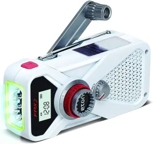 Eton American Red Cross FRX2 Hand Turbine AM/FM/NOAA Weather Radio with USB Smartphone Charger and LED Flashlight