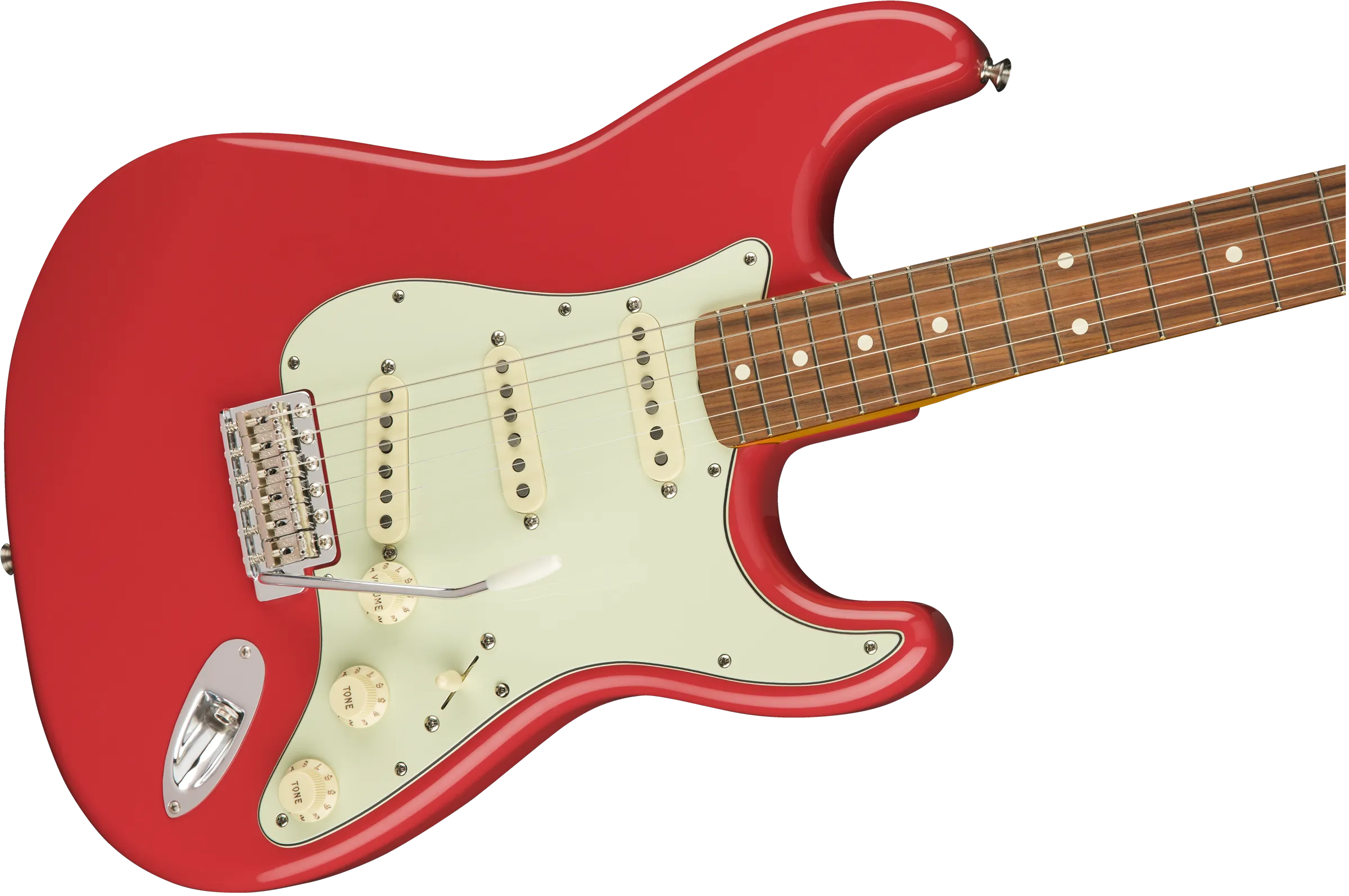 FENDER Classic Series '60s Stratocaster® Lacquer Pau Ferro Fiesta Red