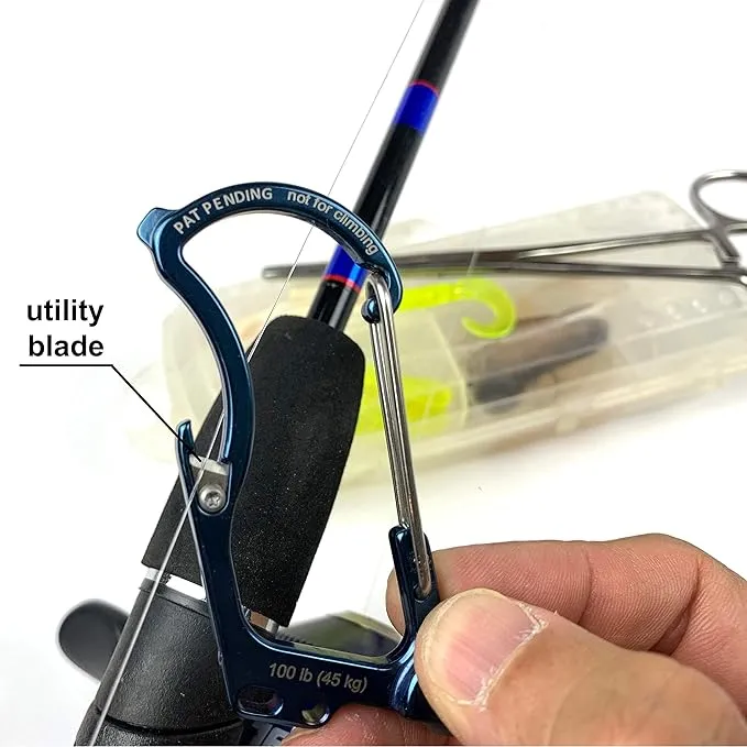 Firebiner 6-in-1 Fire-Starting Carabiner EDC Emergency Multitool -Keychain,Utility Blade,Bottle Opener,& More