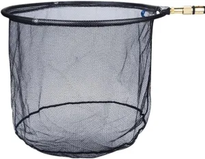 Fishing Landing Net with Carbon Fiber Telescopic Rod 35-45cm Diameter 25-35cm Deep Mesh Foldable Design for Easy Storage and Transport