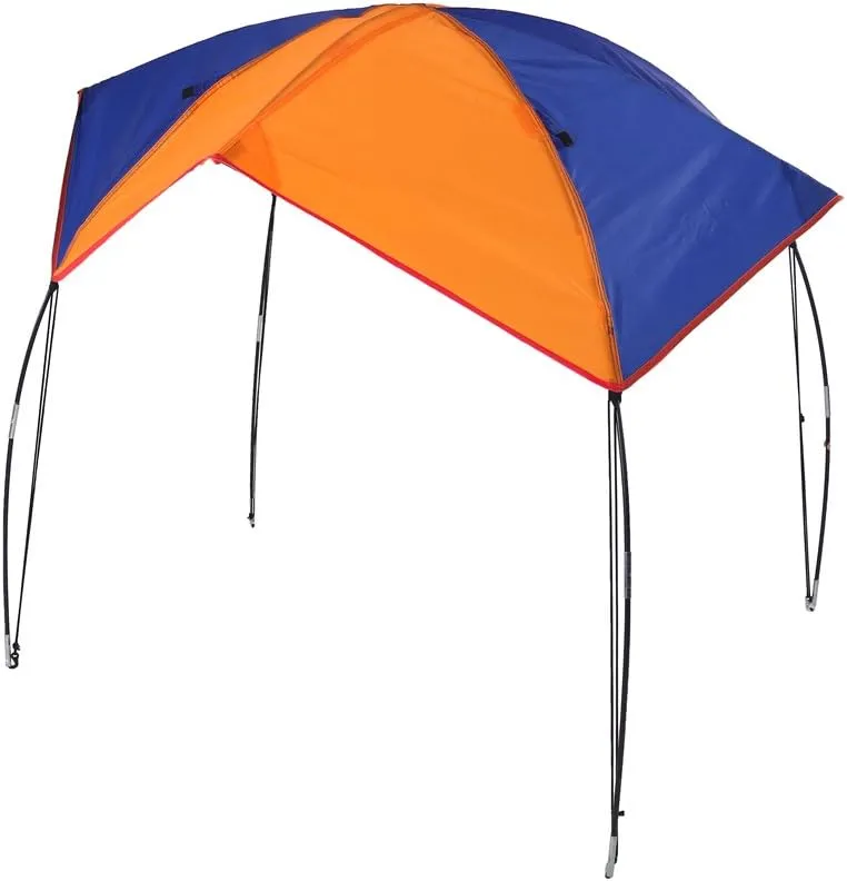 Fishing Sun Shade, 2-4 Persons Boat Sun Shelter Sailboat Awning Cover Fishing Canopy Tent Sun Shade (4 Persons(Suitable Replacement for INTEX68351))