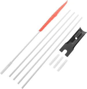 Flag Bike Safety Kit Boys and Girls Bicycles Flag Pole Red Fiberglass Flagpole for Bicycle Flags