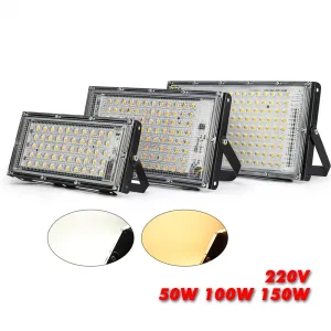 Flood light LED Spotlight For Outdoor House 50W 100W 150W AC 220V Foco LED Ceiling Spot Light Exterior Dowm Street Lighting