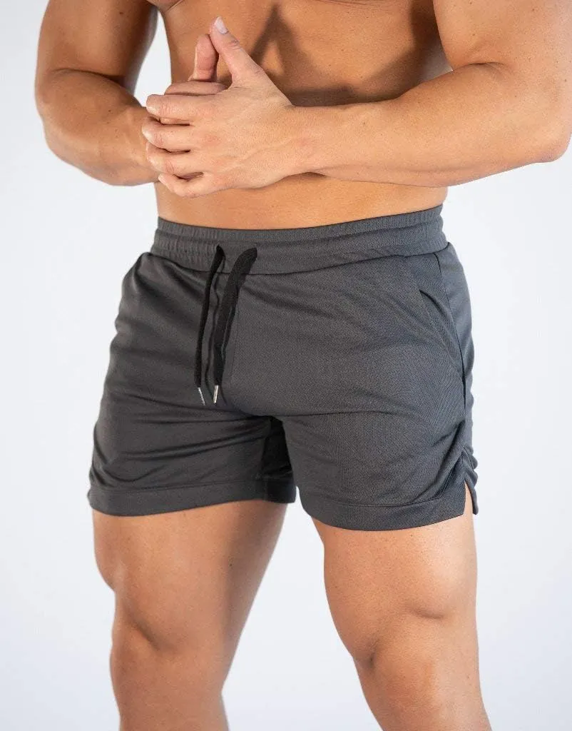 FLYFIREFLY Men's Gym Workout Shorts Running Lightweight Athletic Short Pants Bodybuilding Training