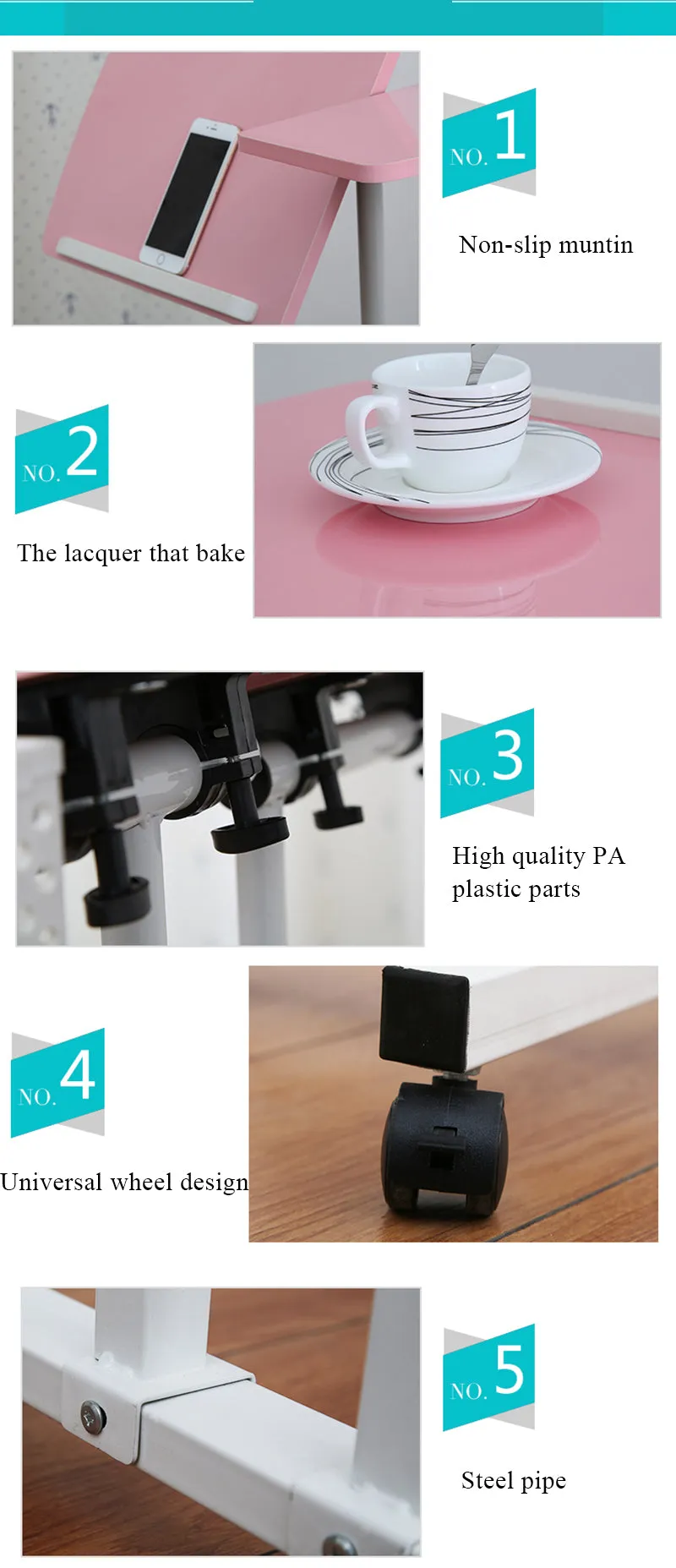Foldable computer table (highly durable)