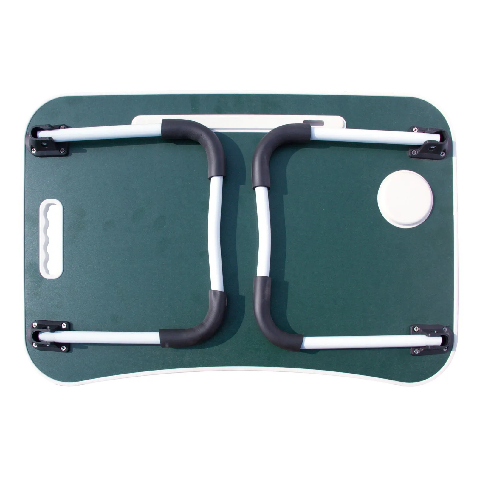 Foldable Laptop Table with Cup Holder and Tablet Groove Pack of 6