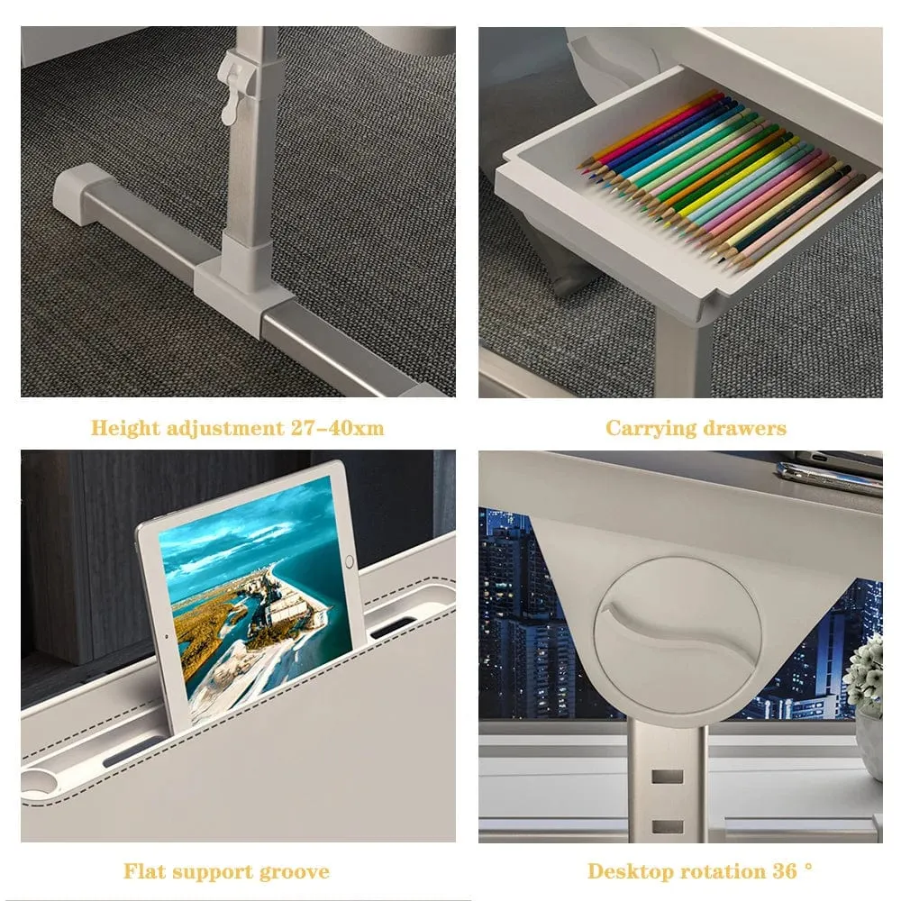 Foldable Lift Bed Table - Simple Home Learning Desk for Bedroom or Dorm