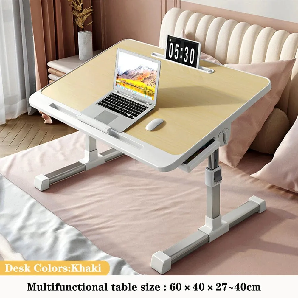 Foldable Lift Bed Table - Simple Home Learning Desk for Bedroom or Dorm
