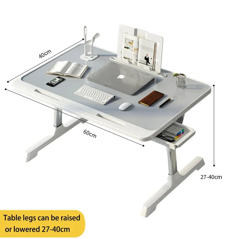 Foldable Lift Bed Table - Simple Home Learning Desk for Bedroom or Dorm