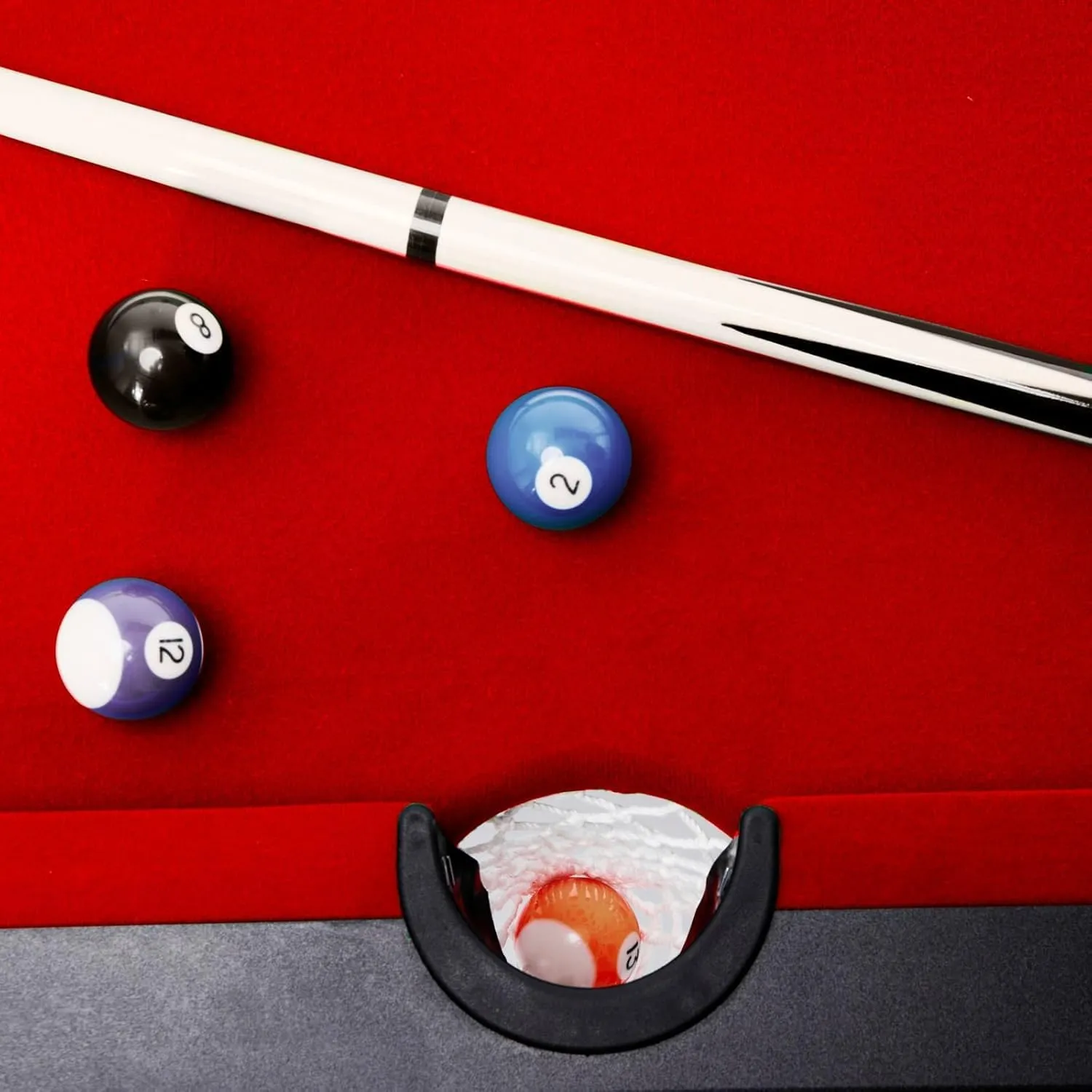 Folding Multi-Game Portable Playing Set - 5.5, 6, or 7 ft. Billiard Table with Cues, Balls, Chalks, and Brush - Bil specifics