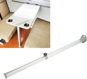 Folding Table Leg, Rustproof Multi Uses 560 to 930mm Aluminum Alloy Convenient Rugged Structure Telescopic Desk Leg for Yacht for Home for RV