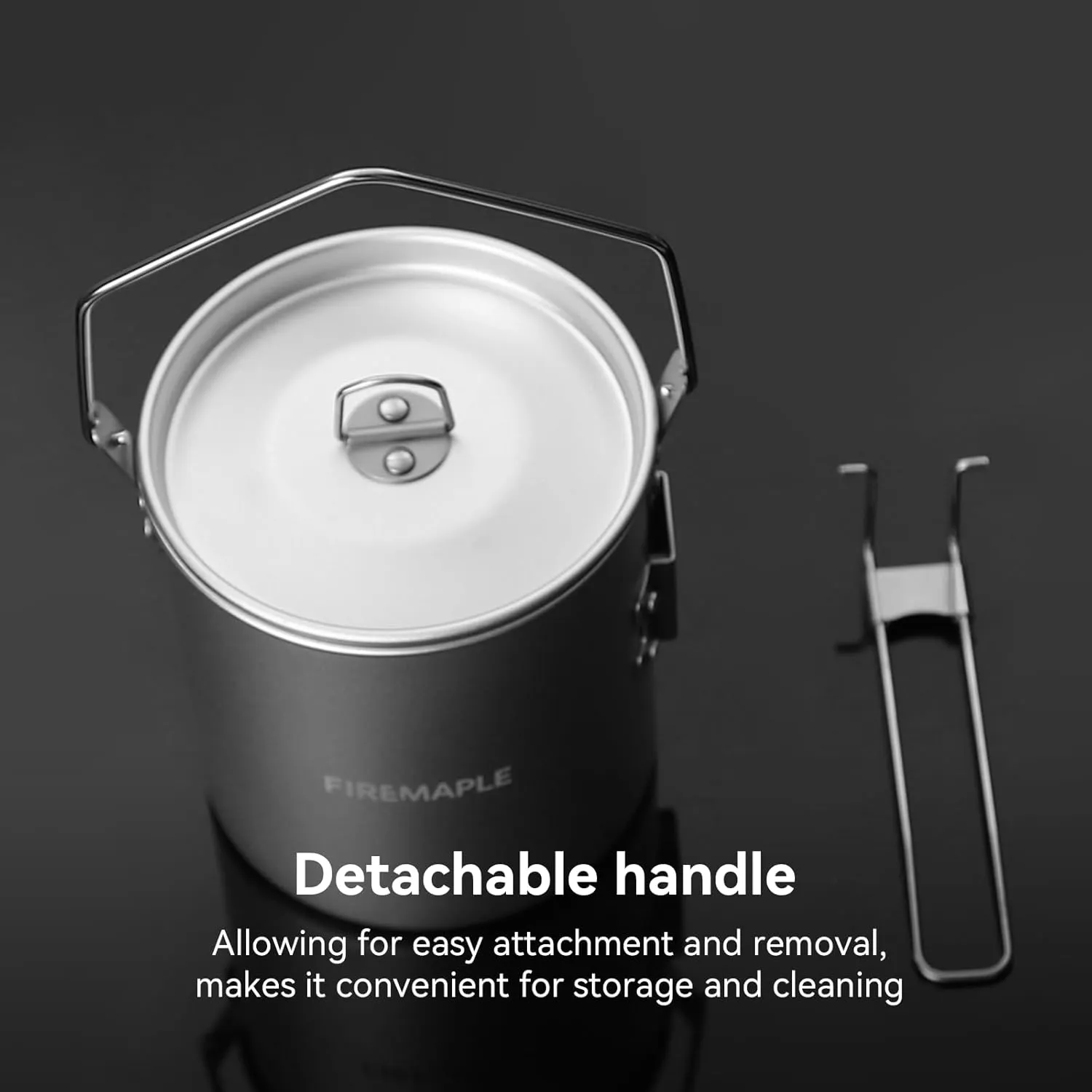 Frost 0.9L Aluminium Pot