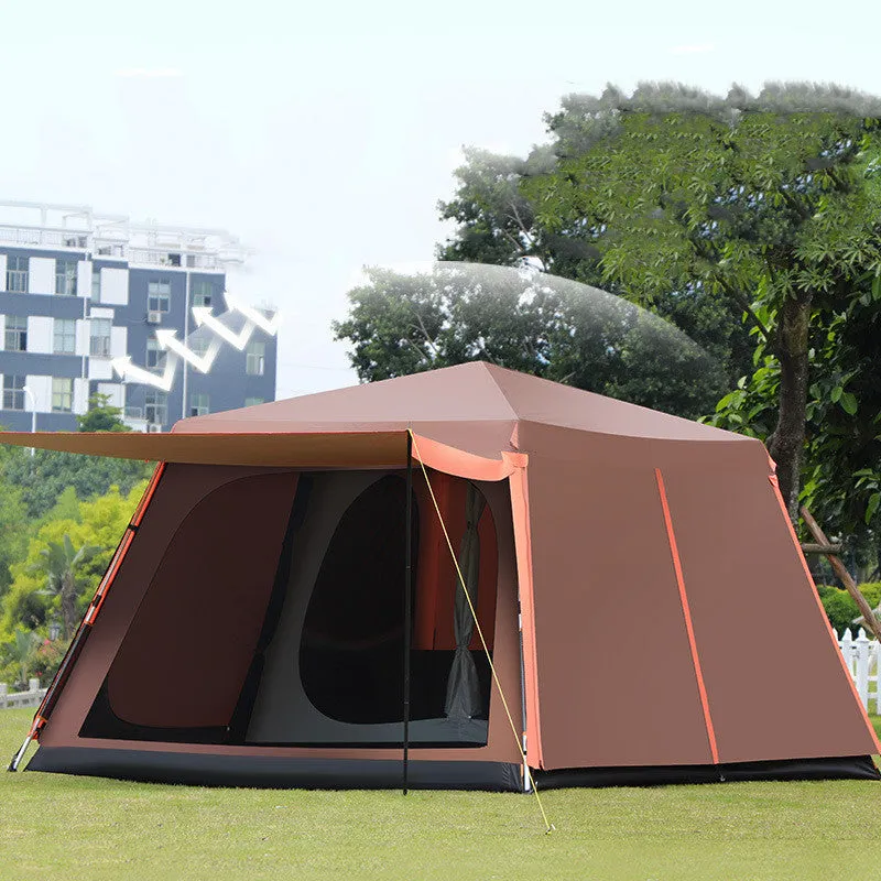 Fully Automatic Camping Tent with Enhanced Durability and Waterproofing | Holds up to 8 People