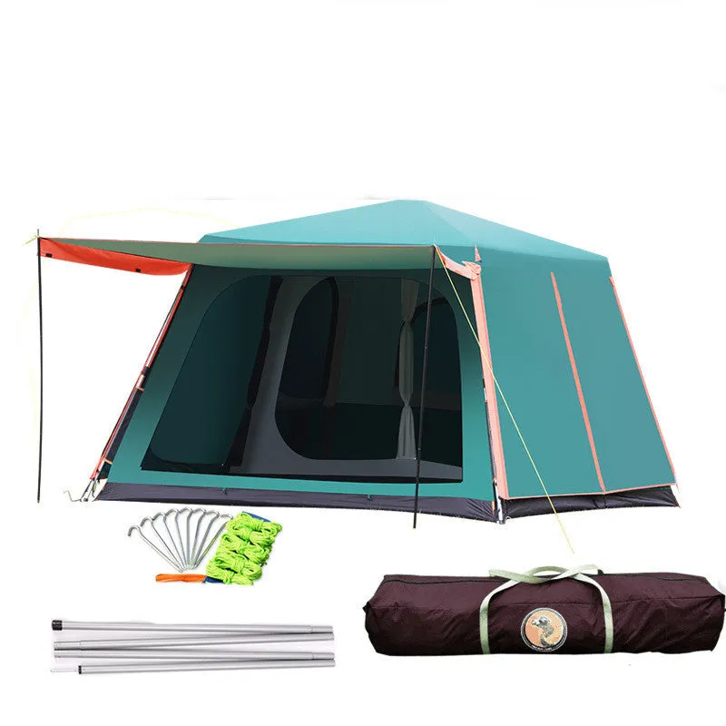 Fully Automatic Camping Tent with Enhanced Durability and Waterproofing | Holds up to 8 People