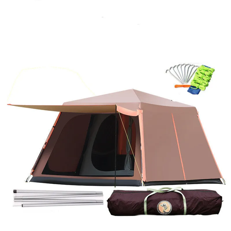 Fully Automatic Camping Tent with Enhanced Durability and Waterproofing | Holds up to 8 People