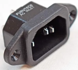 FURUTECH AC-Inlet(R) Rhodium 15A 125V/10A 250V AC Inlet