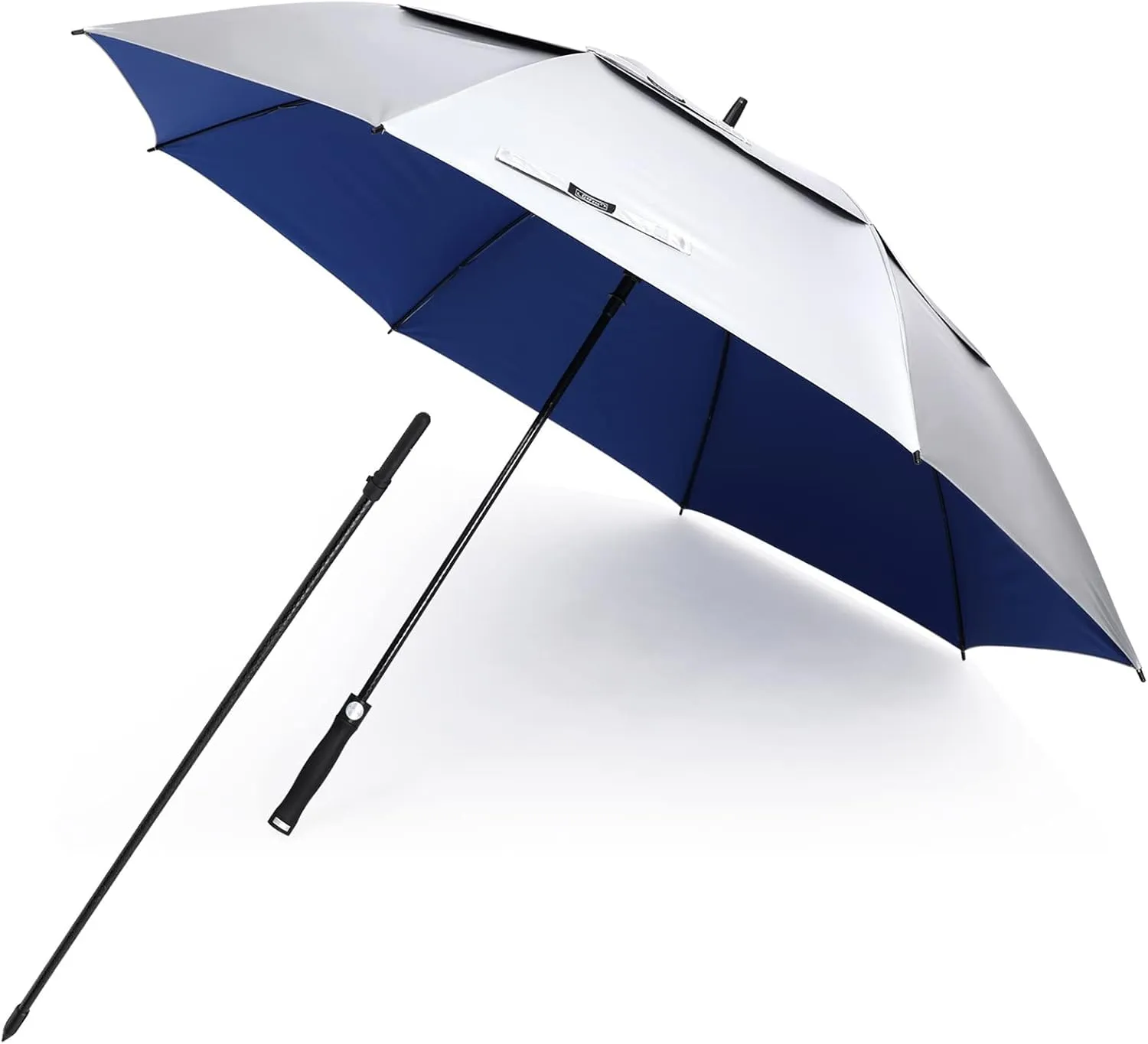 G4Free Vented UV Golf/Beach Umbrella 68" Arc, Auto Open Oversize Extra Large Windproof Sun Shade Rain Umbrellas