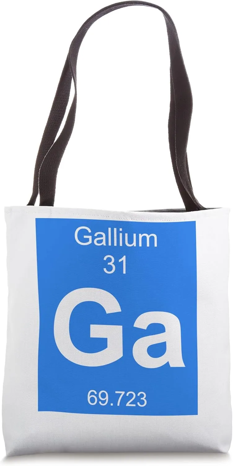 Gallium Element Costume Periodic Table Chemistry Fun Tote Bag