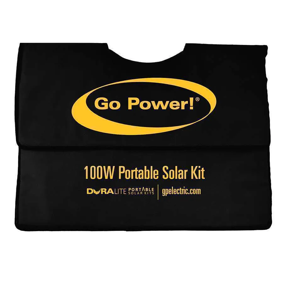 Go Power DuraLite 100W Portable Solar Kit with 30A Controller