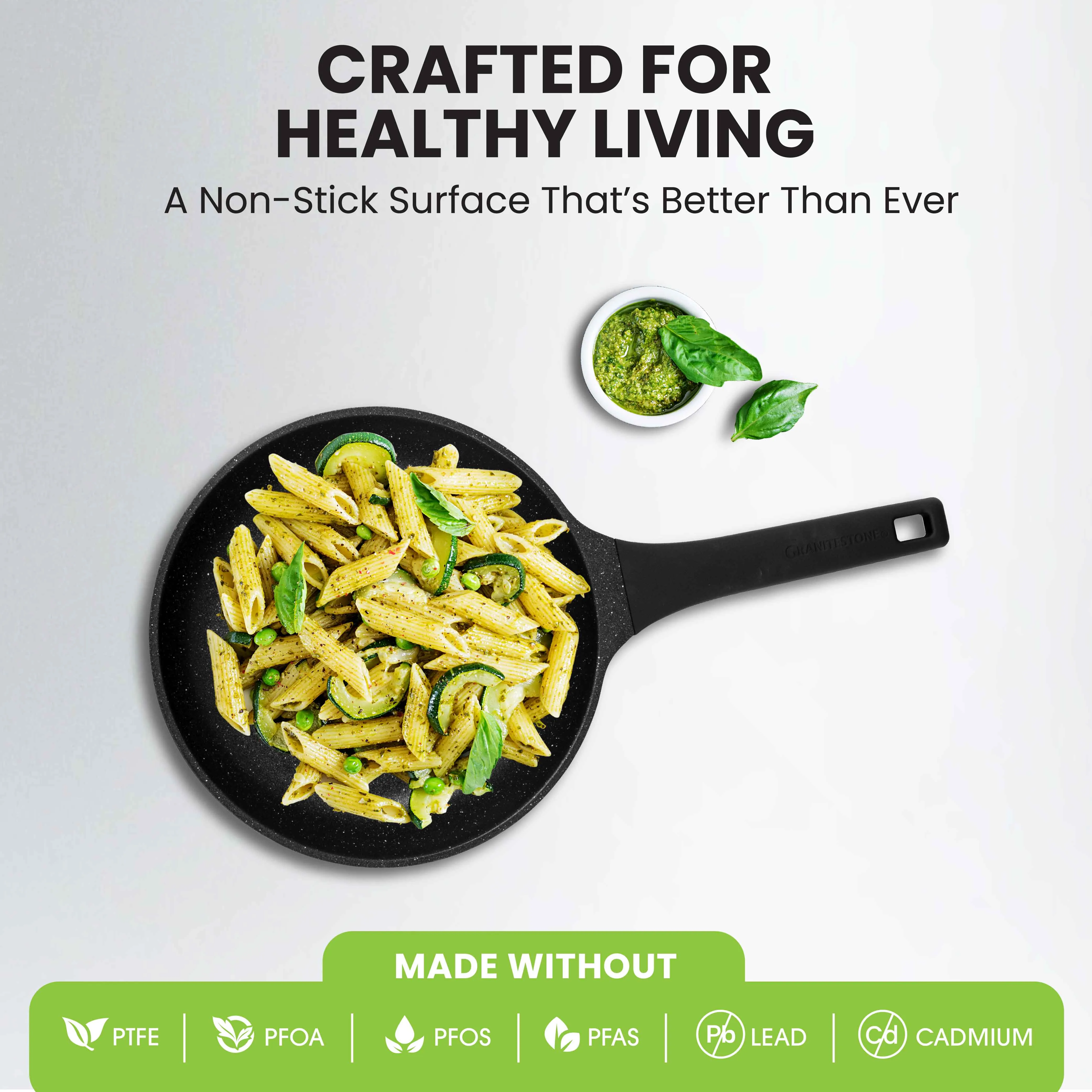 Granitestone 8-Piece Nesting Cookware Set