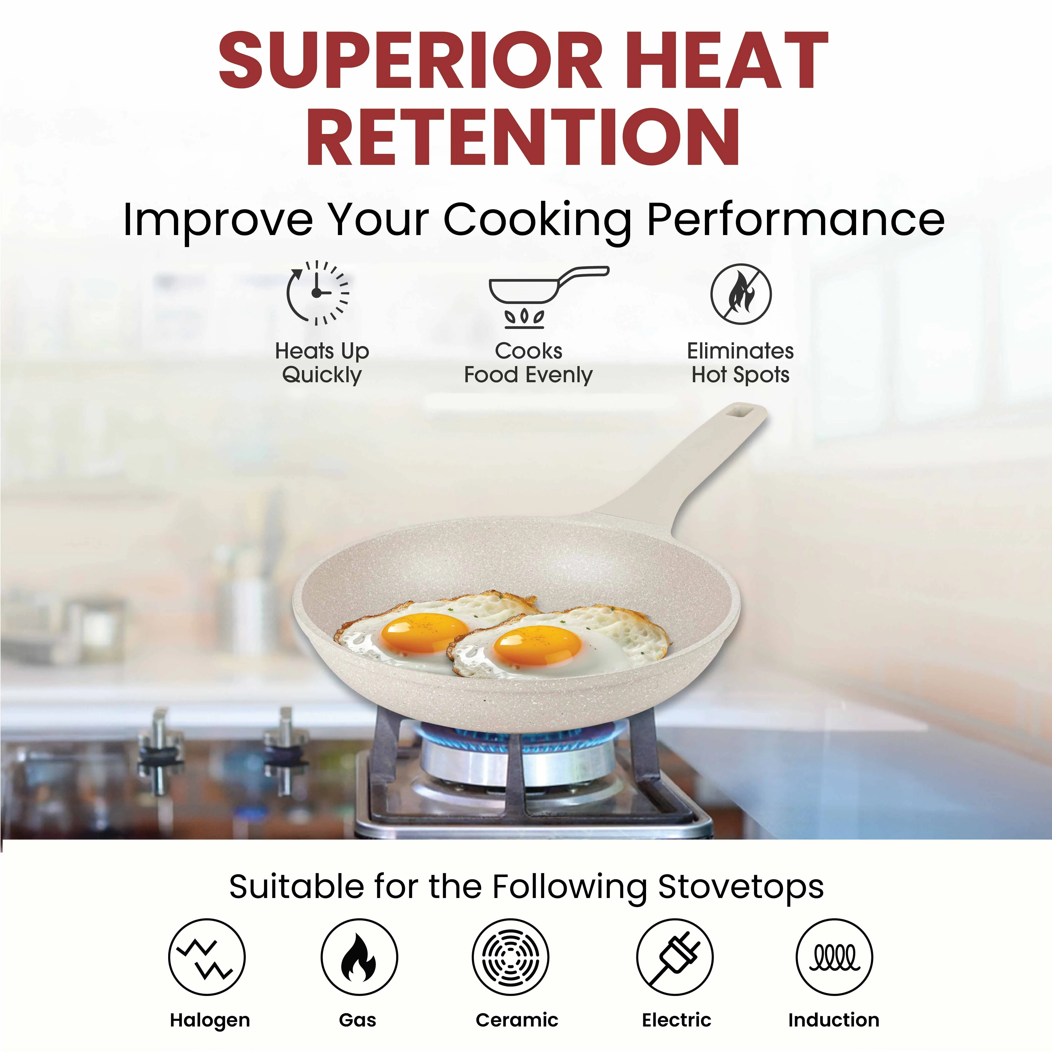 Granitestone 8-Piece Nesting Cookware Set