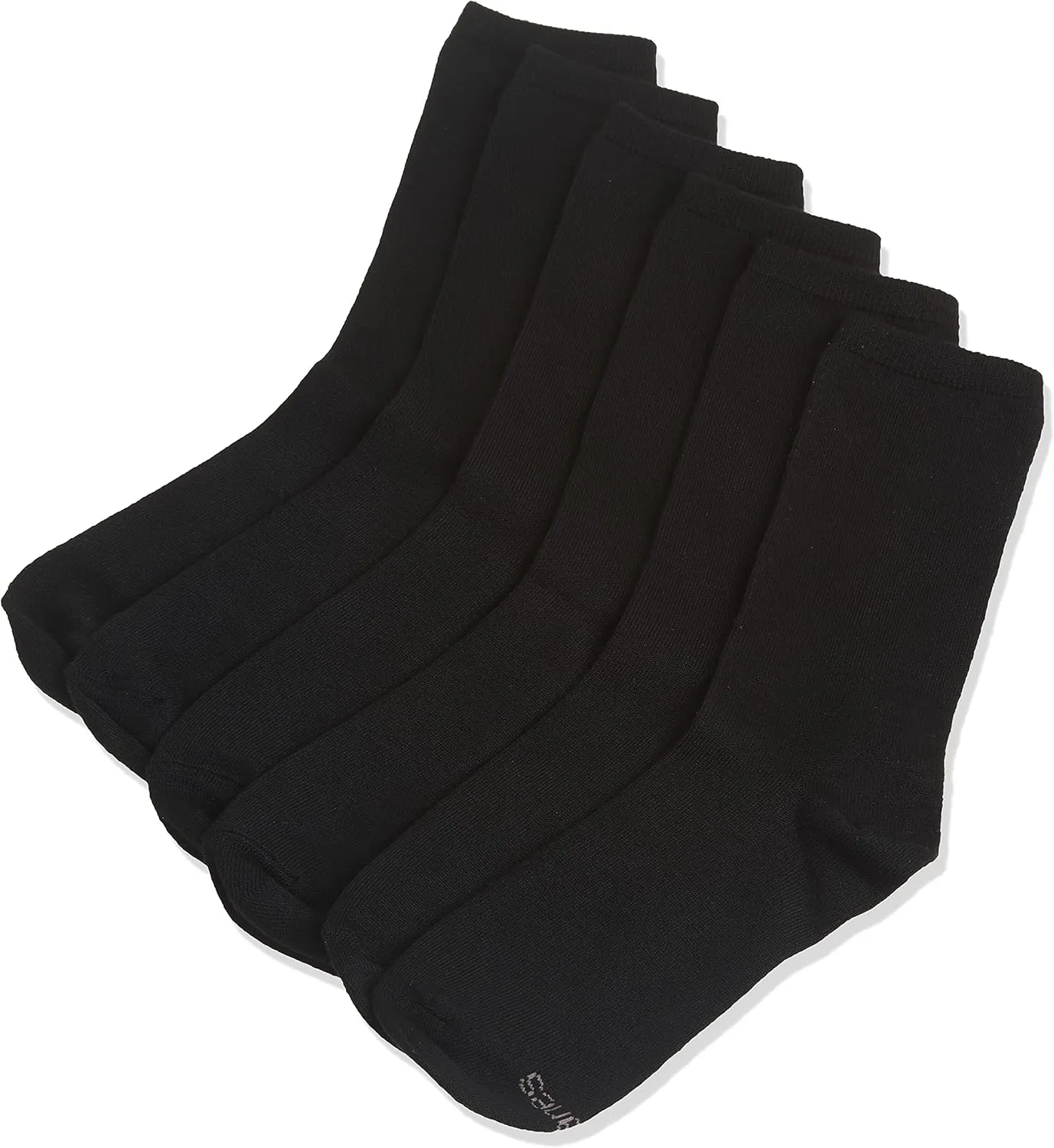 Hanes Women's 3-Pack Lightweight ComfortSoft Mid-Calf Crew Socks