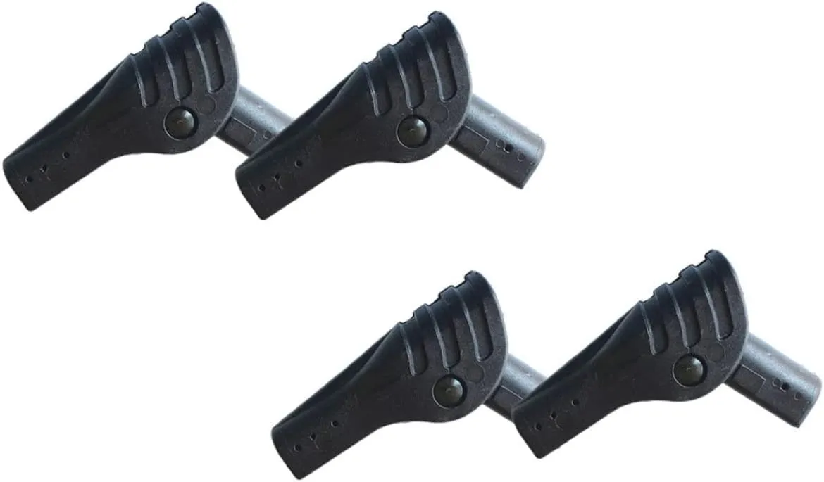 Happyyami 4 Pack Tent Pole Connectors Canopy Parts Nylon Tent Accessories Folding Durable for Camping