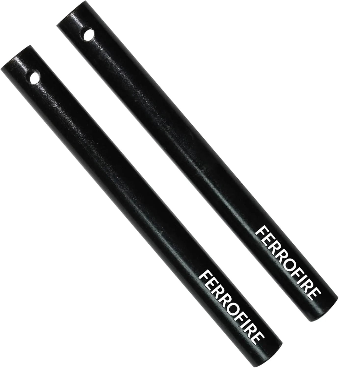 Heavy-Duty Plus Ferro Rods Huge Long 1/2 Inch x 5 Inch XL Drilled Survival Fire Starter Drilled Flint Steel Ferrocerium Rod with A Lanyard Hole (Pack of 2)
